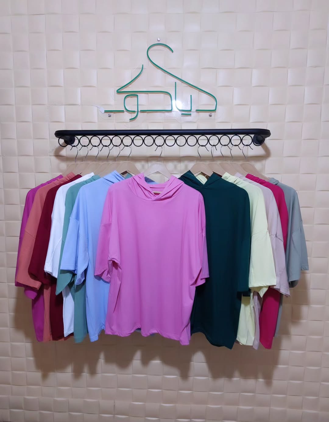 تیشرت باکسی کلاهدار سایزبزرگ