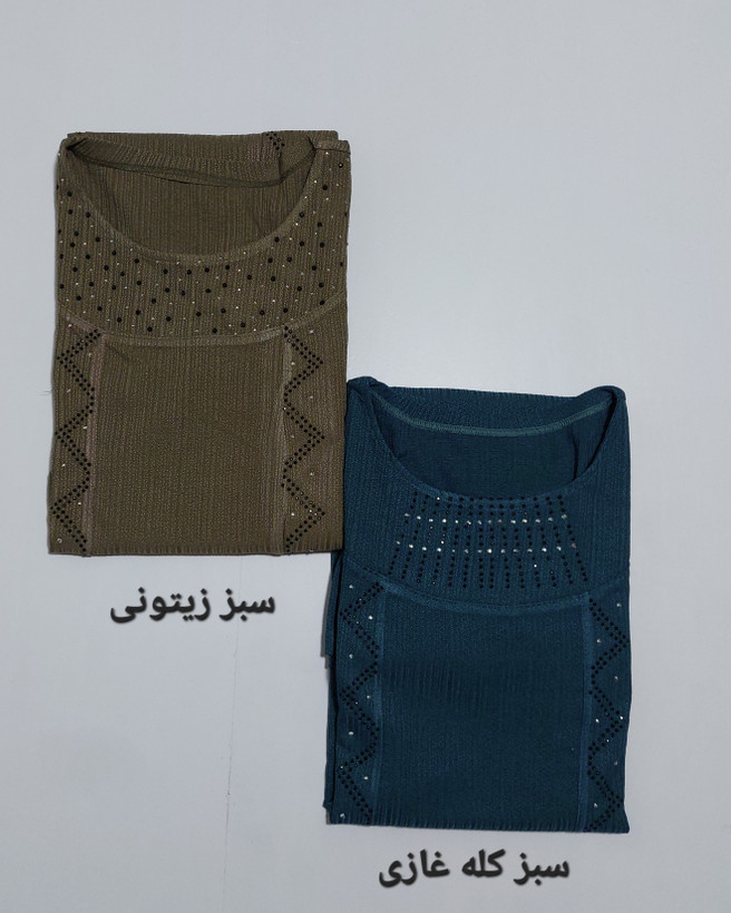 تونیک نگینی کریشه سایز بزرگ زنانه ۶۵۰ تومنی