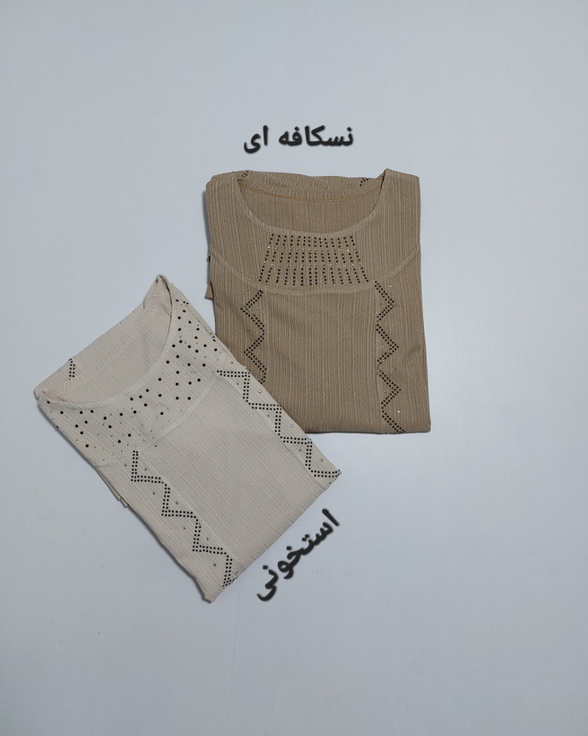 تونیک نگینی کریشه سایز بزرگ زنانه ۶۵۰ تومنی